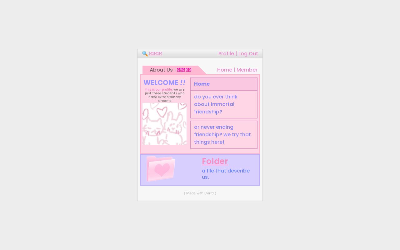 Carrd profile picture for @profiles
